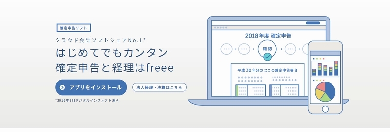 確定申告　freee